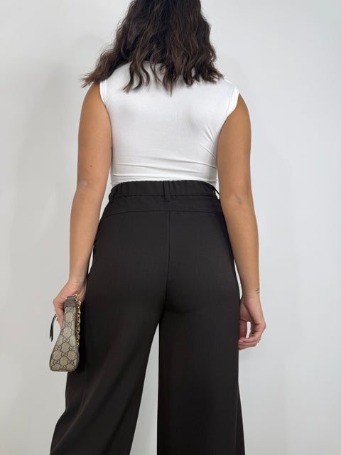 PANTALONE BALLOON MONOLANA MARRONE