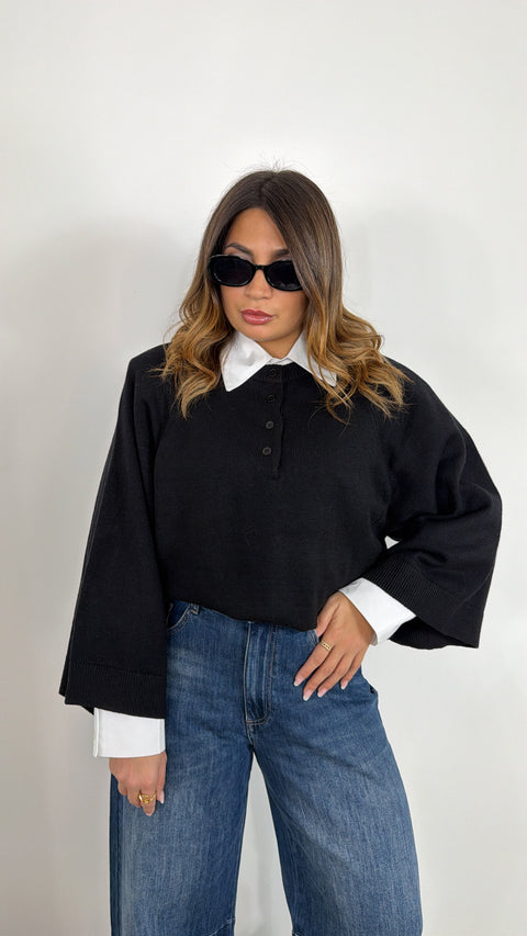 PULLOVER ADELE NERO
