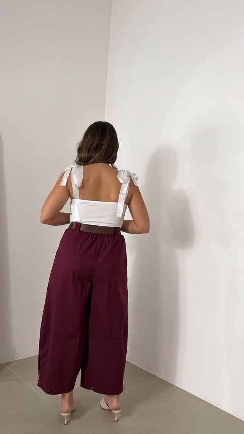 PANTALONE CRISTI BORDEAUX