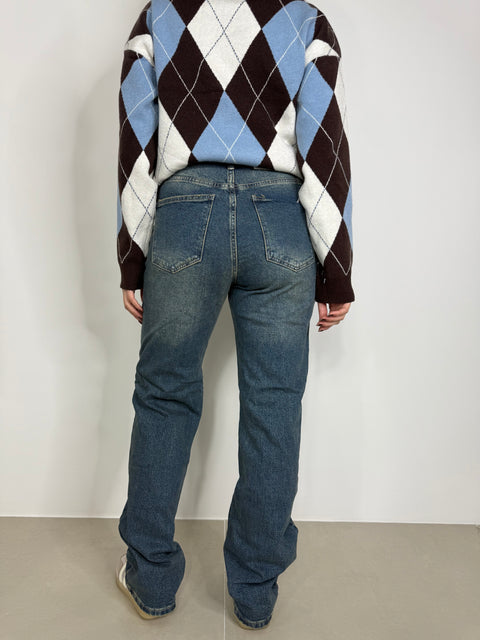 JEANS GAMBA DRITTA TELA RIGIDS