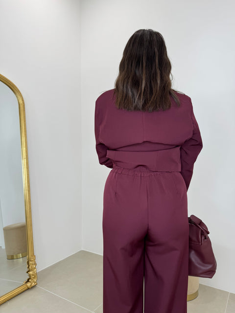 TAILLEUR ESTER BORDEAUX