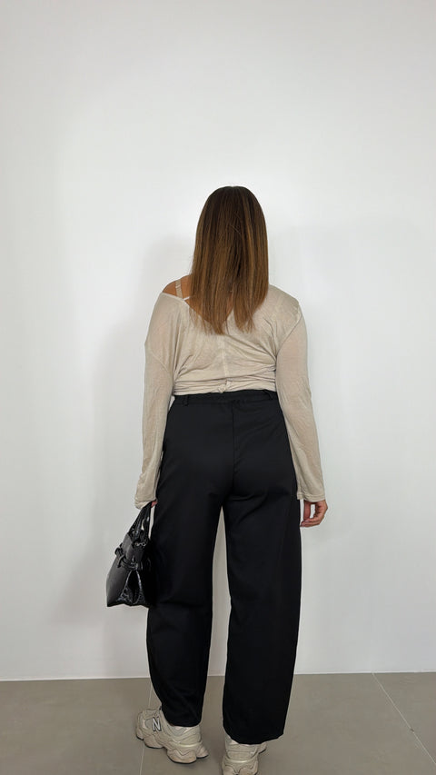 PANTALONE MAIRA NERA