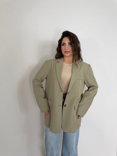 BLAZER PAULA APERTA SUL RETRO VERDE