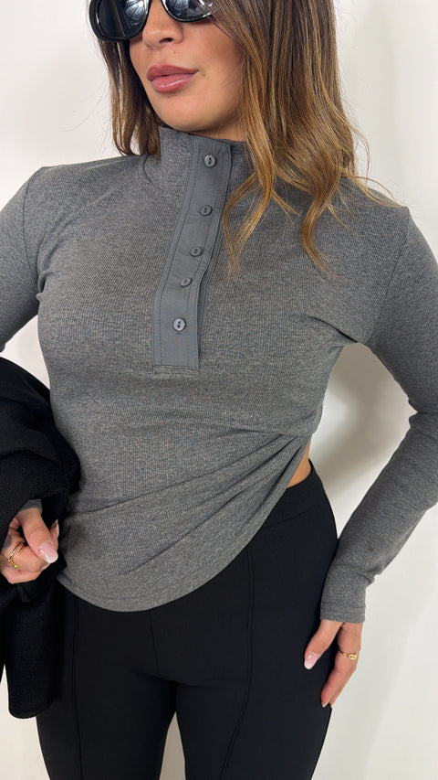 MAGLIA OLIMPIA GRIGIA