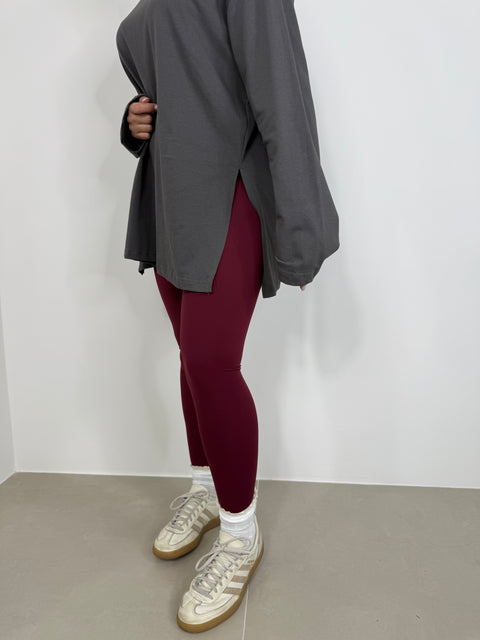 LEGGINGS AURORA BORDEAUX