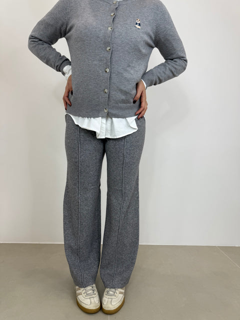 PANTATUTA LANA RASATA GRIGIO