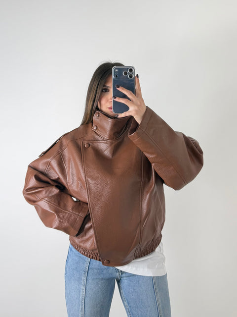 GIUBBOTTO CONNIE CUOIO