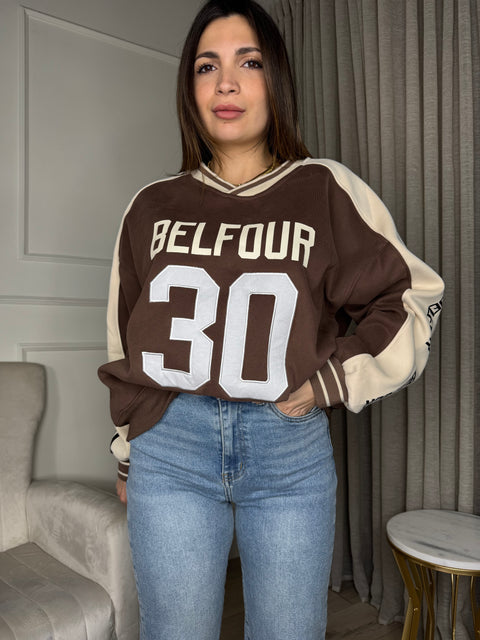 FELPA BELFOUR MARRONE