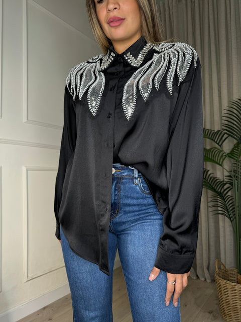 CAMICIA ANGEL NERA