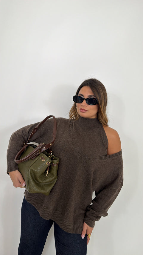 SET PERLA MARRONE