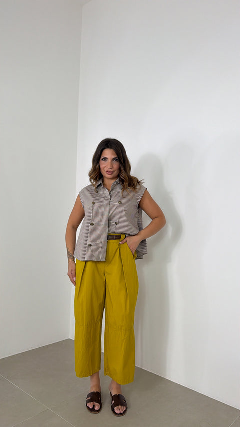 PANTALONE RACHEL SENAPE